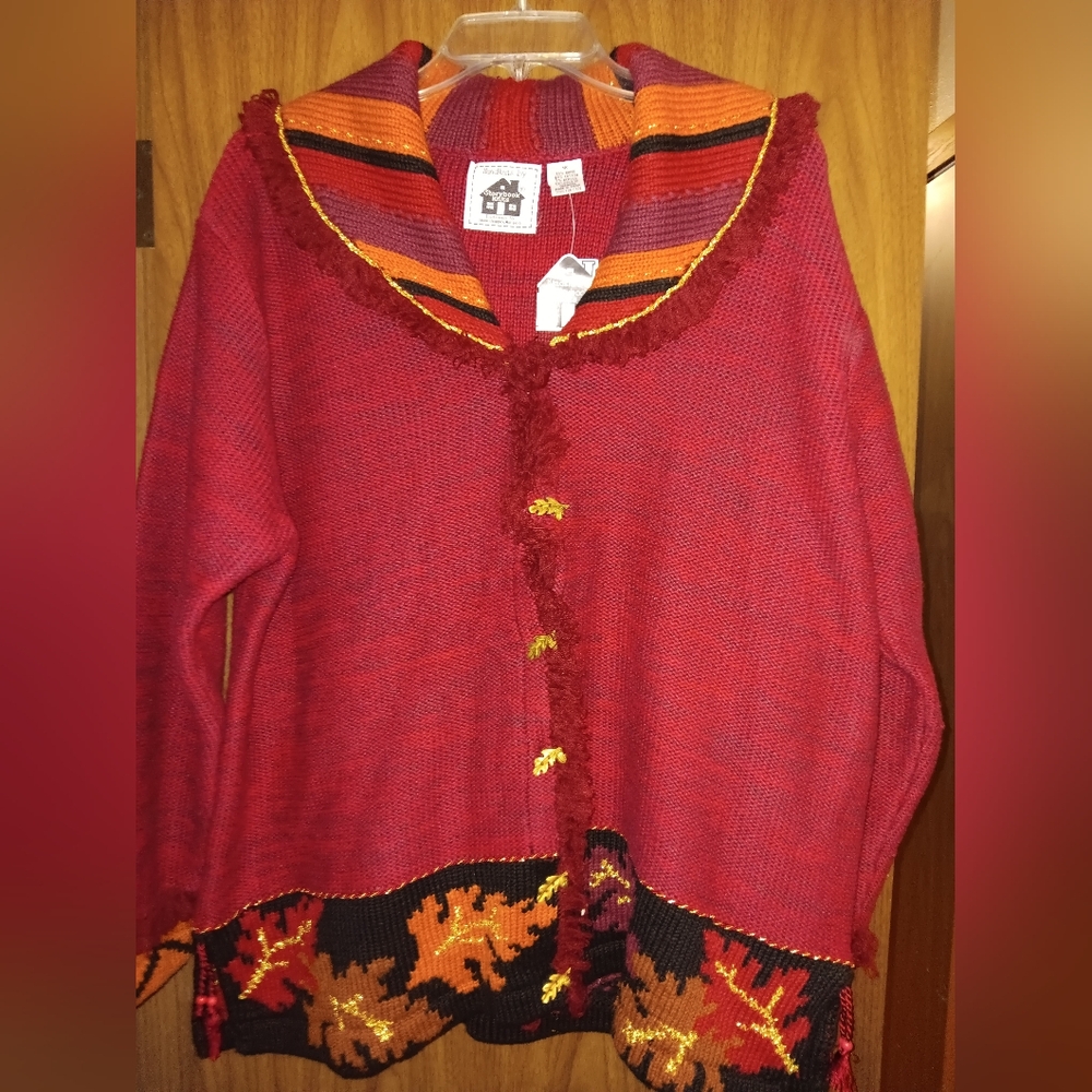 NEW STORY BROOK KNITS SWEATER CARDIGAN